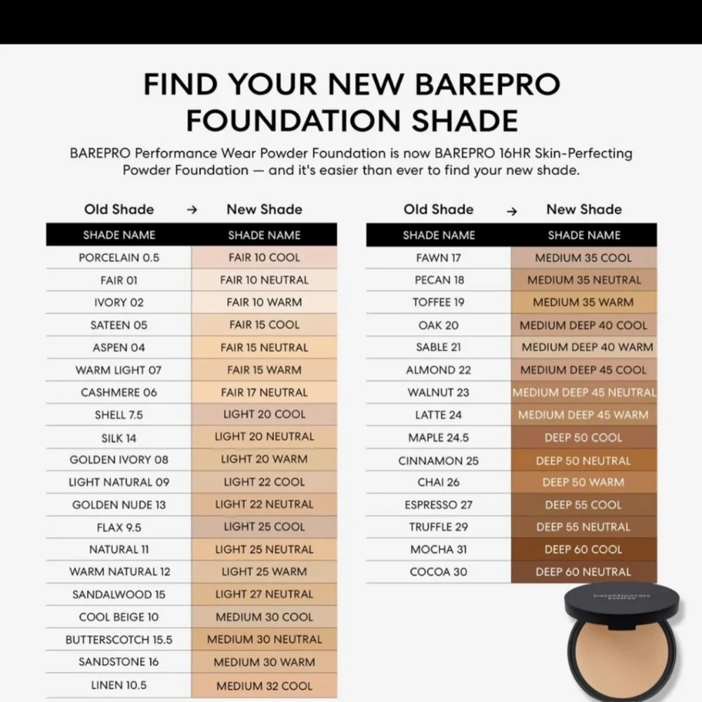 bareMinerals BAREPRO 16hr Foundation - Deep 55 Neutral